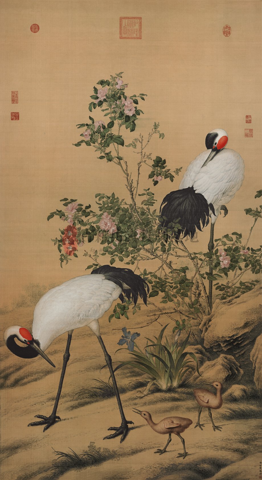 清+郎世宁+花阴双鹤+.jpg